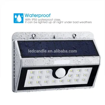 300lm 20LED outdoor wall mounted solar garden light