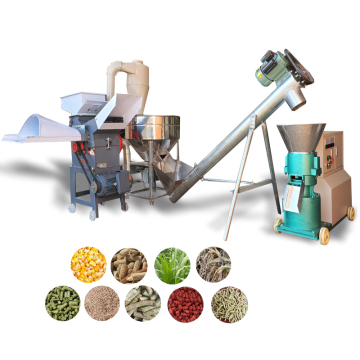 400 kg/Hr Cattle, Chicken, Pig Feed Production Line Machinery - Factory Outlet Price