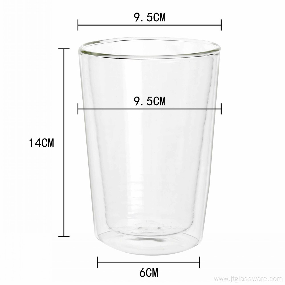 Good Quality Two Walled Glass Cups