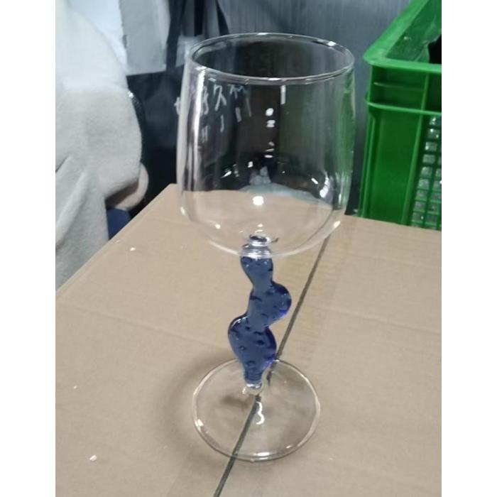 Copa de vino tinto de vástago de cactus de color único