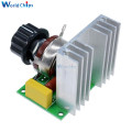 AC 220V 4000W Motor Speed Controller SCR Thyristor Brushless Switch Controller Module Power Voltage Regulator