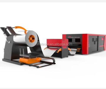 1500W Rolled Coil Steel Fiber Laser Cutting Machine with Auto Feeding for Galvanized