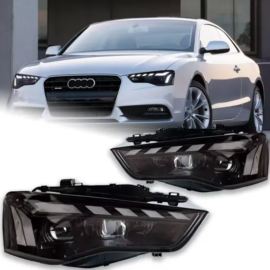 LED Fog Lights and DRL for Audi A5 2008-2016 B9 HeadLamps