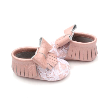 Sapatos infantis de sola macia infantil sapatos rosa bebê