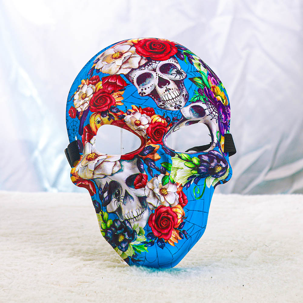 Painted Ghost Head Mask
