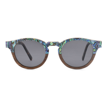 All Solid Wood Sunglasses Handmade Shell Wooden Sunglasses Supplier