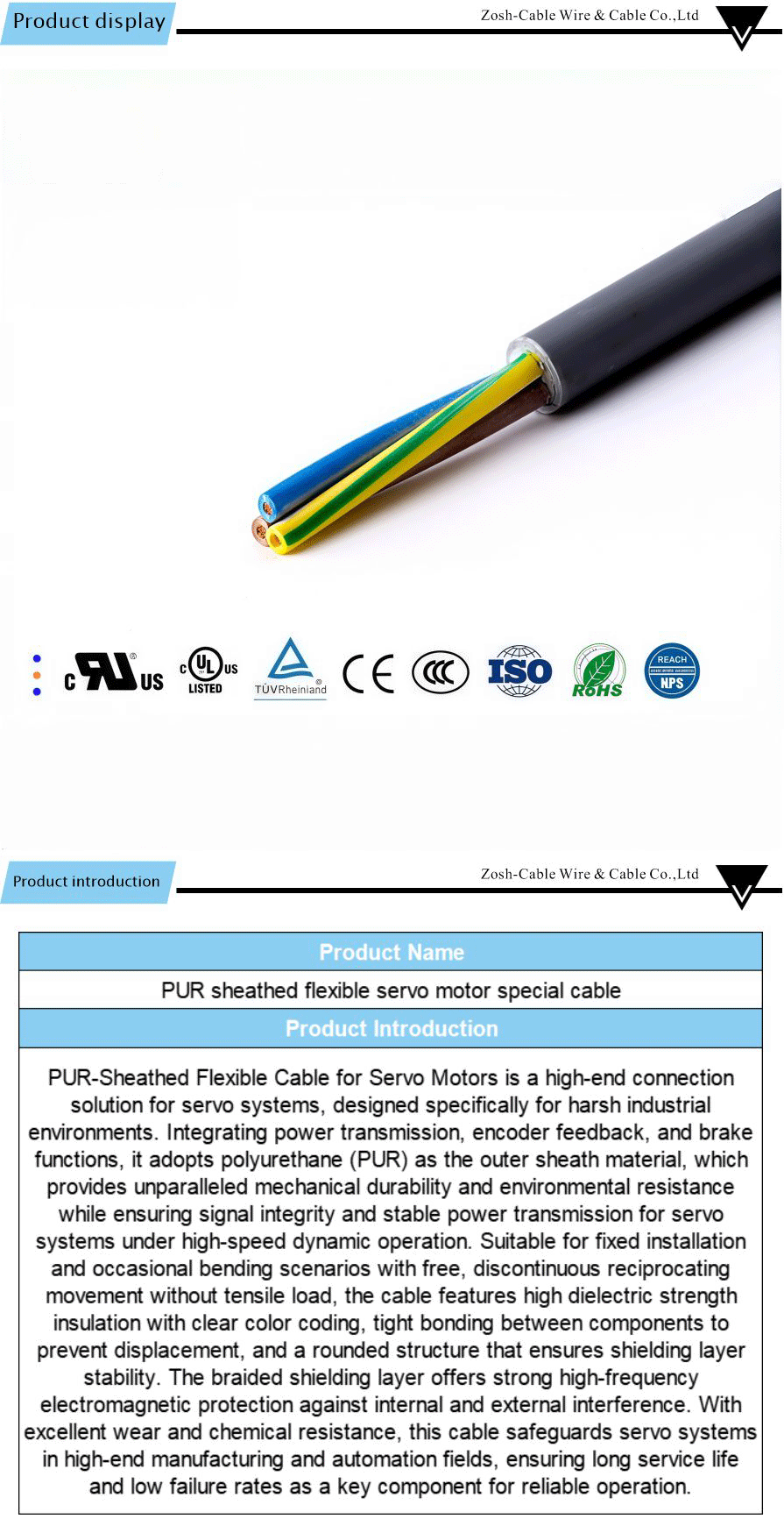 Servo Drive, Code Cable-xiangqing1-ZS046A