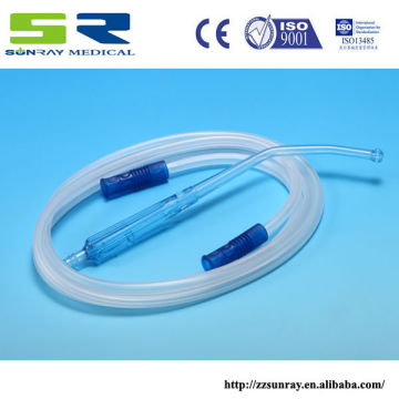 yankauer suction handle with contacting tube
