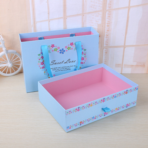 Blue &amp; Pink Arter Kids Warding Packaging Boxs