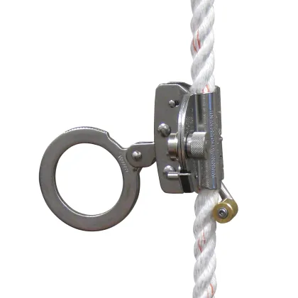 Anti-Fall Self-Locking Device for Rock Climbing - 6KN Alloy Steel Rope Grab