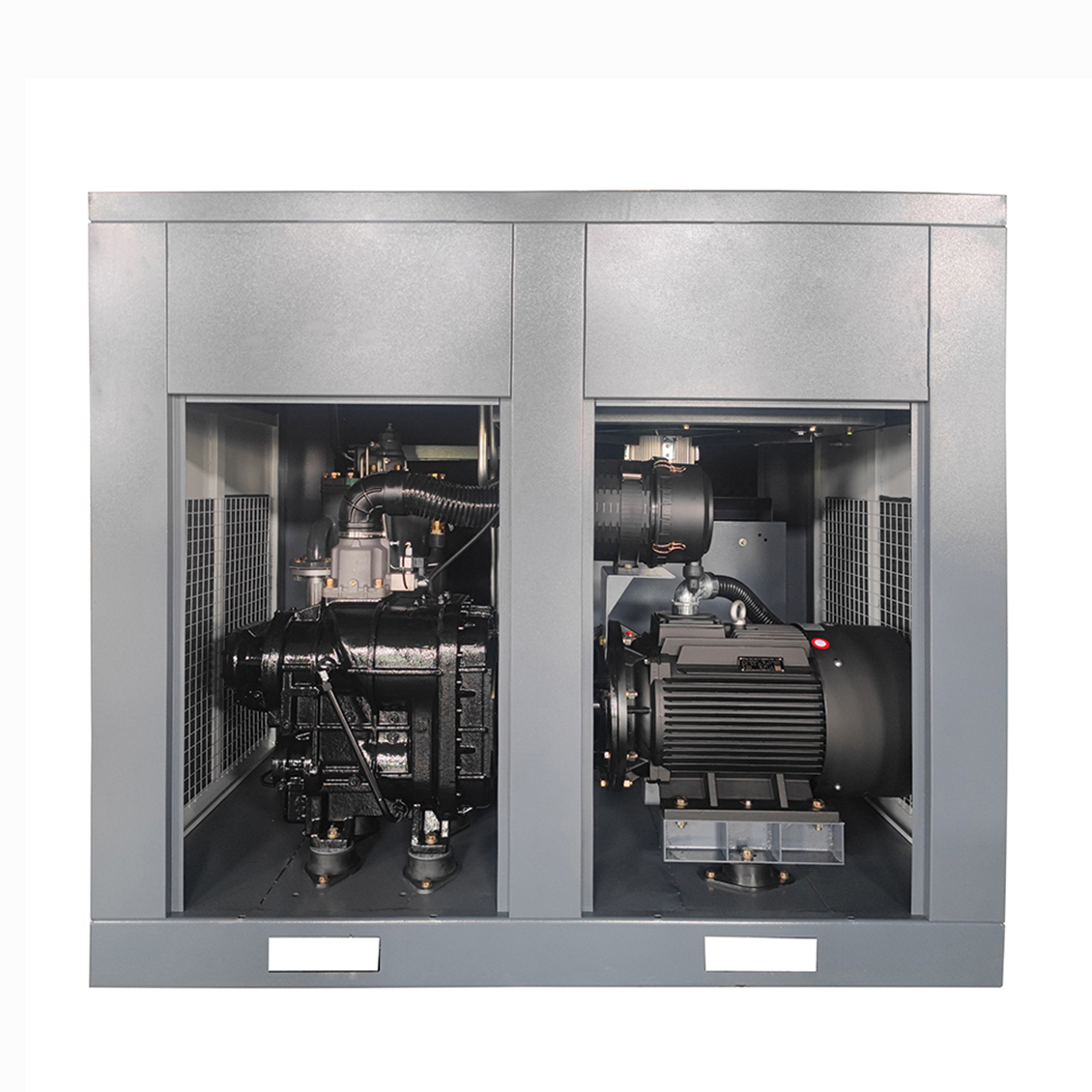 Two-stage screw air compressor