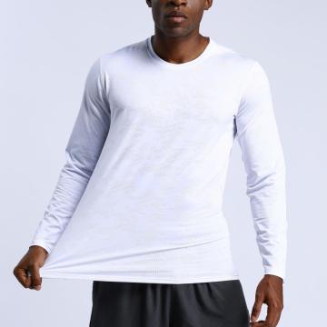 men custom longsleeve fitness t shirt