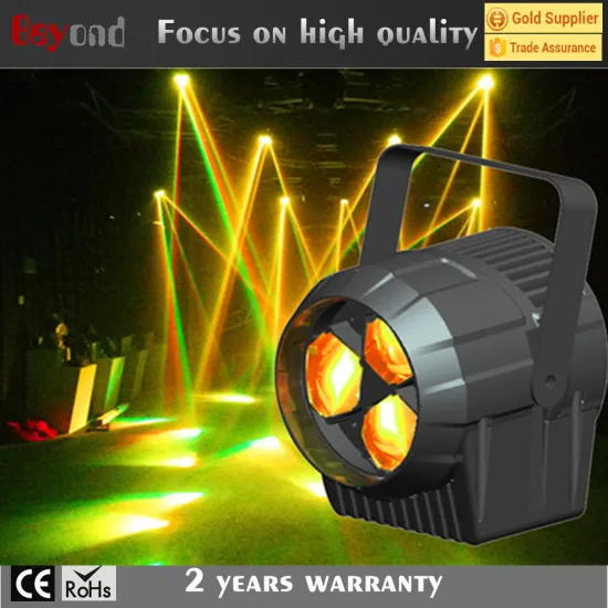 led mini par can/bee eye flower effect 4in1/3x15w led flat par light