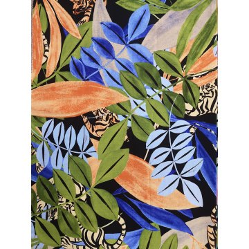 Tropical Animal Rayon Challis 30S Air-jet Printing Fabric