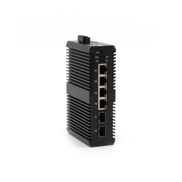 Popular Managed Industrial POE Switch with 4*10/100/1000M RJ45 and 2*100/1000M SFP Ports - ODM & OEM Services Available