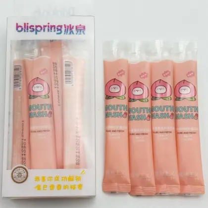 Peach flavor adult mouthwash