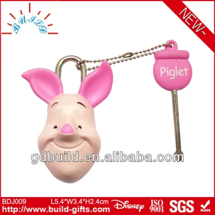 mini bear lock plastic lock