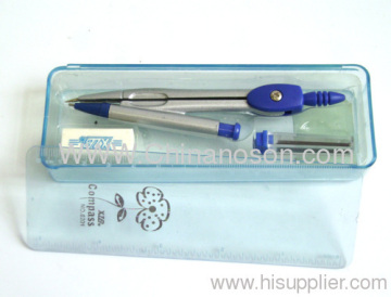 Gray And Blue Zinc Alloy Drawing Compasses 