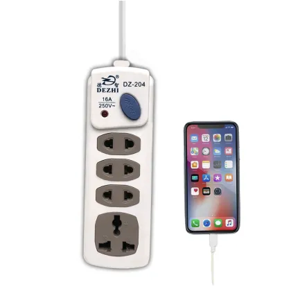4 Way Power Extension Socket - Multifunction Plugs and Sockets Switch Electric Socket Outlet