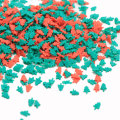 Rood Groen Kleur Kerstboom Plakjes Polymeer Hot Clay Hagelslag Voor Ambachten DIY Nail Arts Decoratie Plastic Tiny Leuke Modder parti