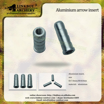 Wholesale linkboy LBA029-1A ID7.0mm OD8.0mm aluminium arrow insert for hunting