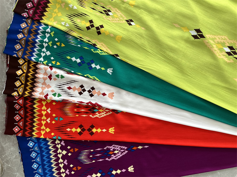 Printed Rayon Woven Fabric