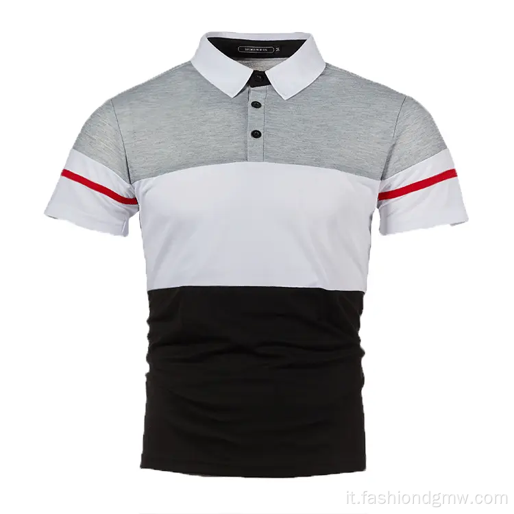 Camicia da golf per camicia da golf polo da uomini personalizzati