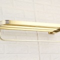 Brushed Gold Wall Mounted Copper Tissue Holder