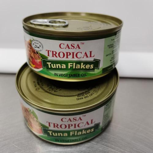 Casa Tropical Pedaços e flocos de atum em conserva