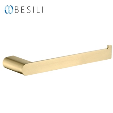 Brushed Gold Towel Ring - Premium Hotel Project 304 Stainless Steel Wall Mounted Bathroom Accessory