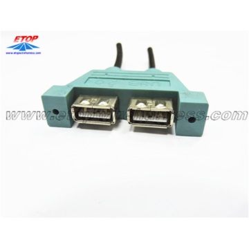 Female Dual Connector High Durability USB Connector