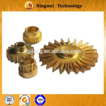 Brass gear for industry with forging