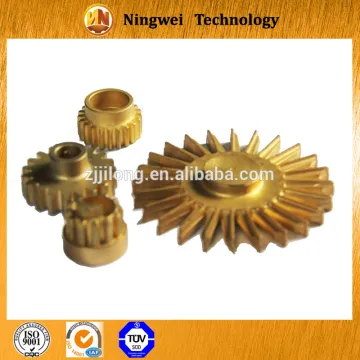 Brass gear for industry with forging