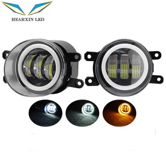 3.5 Inch LED Angel Eyes Fog Lights 30W Dual-Light for Jeep Wrangler