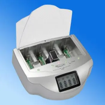 Rechargeable alkaline battery charger
