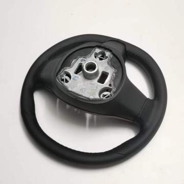 Customized Te-sla Model Y/M3 Carbon Fiber and Leather U-Shaped Yoke Steering Wheel