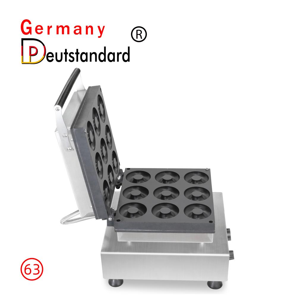 Austauschbarer temperierter Donut Baker Waffle Mchine