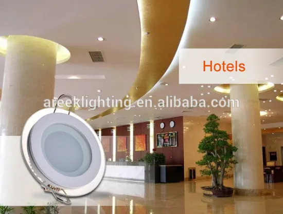 pure white LED round panel light