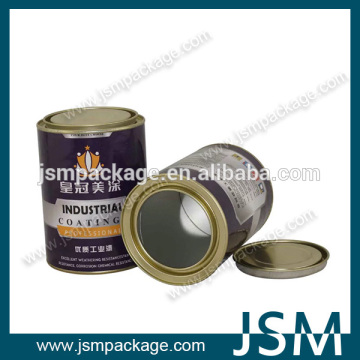Airtight strong barrier paper can for paint
