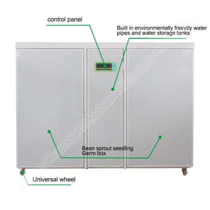 Electric Automatic Bean Sprout Maker: Mung Bean Sprouts Washing and Making Machine