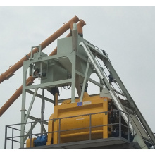 HZS75 self loading cement ready concrete mixing plant