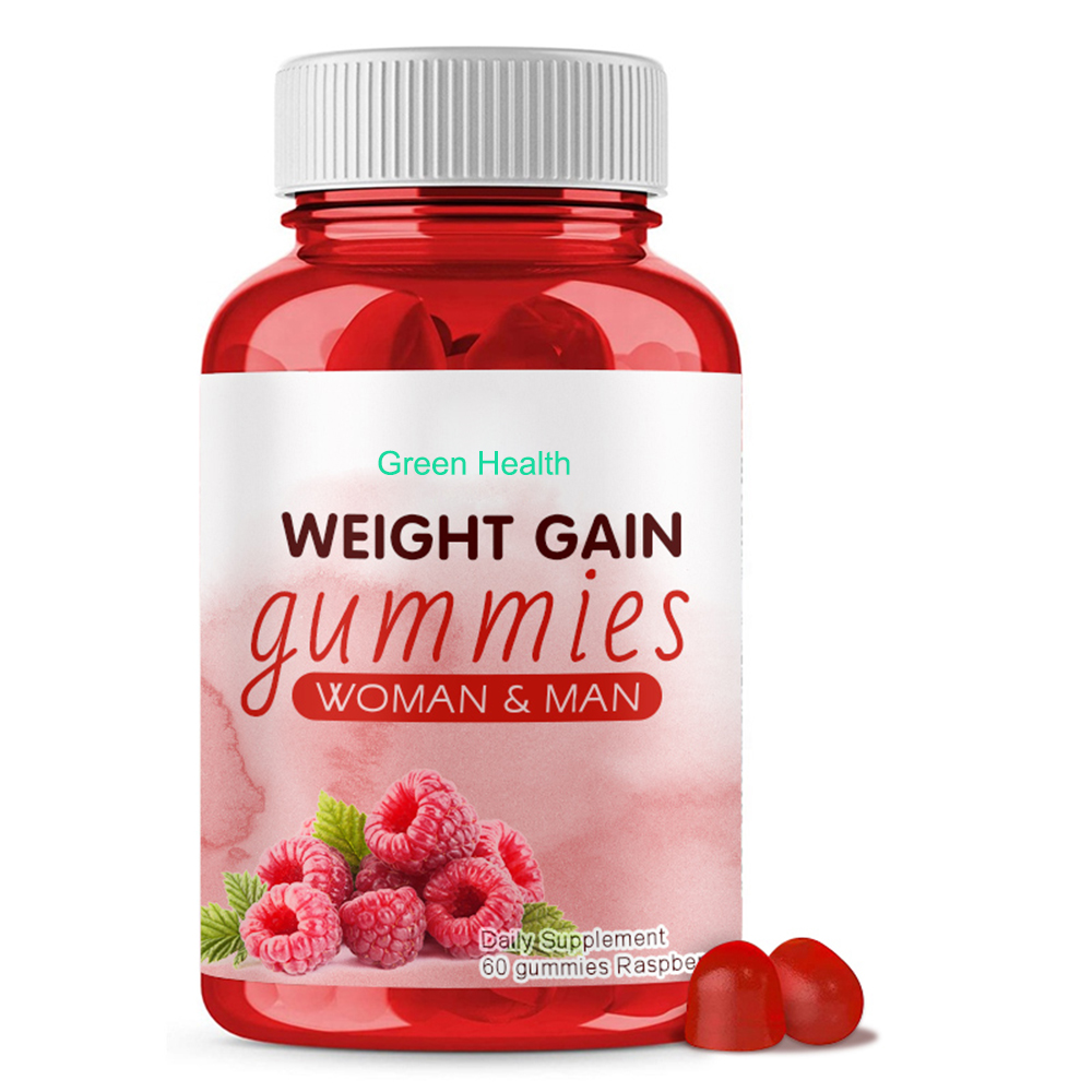 OEM/ ODM 100% Vegan Muscle Weight Gain Gummies Appetite Stimulant And Weight Gainer Gummies