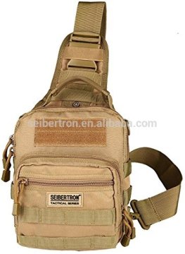 Seibertron Outdoor Tactical Backpack,Military Sport Pack Shoulder Backpack for Camping, Hiking, Trekking,Rover Sling Pack Chest