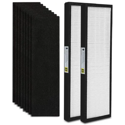 10-Pack FLT4825 True HEPA Air Purifier Filter B Replacement Compatible for GermGuardian Models AC4825 AC4850PT AC4900CA PureGuar
