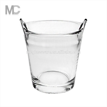 Wholesale Fancy Large Round Clear Ice Bucket With Ear