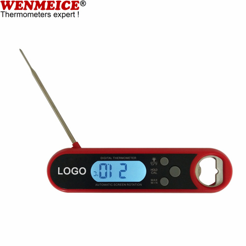 Hot Meat Food Thermometer With Bottle Opener