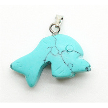 Pendentif Dolphin Shape Turquoise