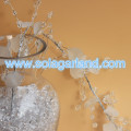 Fashion Frost Petal Beaded Branch Silver Wire