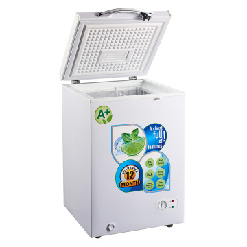 100L Commercial Portable Chest Freezer: Top Open Design with Single Door for Compact Deep Freezing