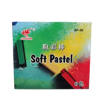 Best selling wholesale OEM  for kids Non Toxic Soft Pastels Set for Professional 6 Color Set Square Chalks Soft Pastel